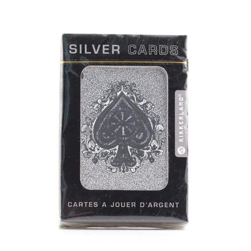Silver playing cards